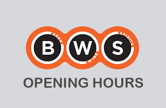 bws opening hours