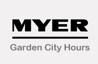 myer garden city opening hours