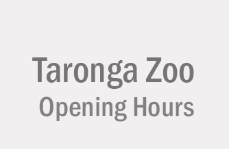 taronga zoo hours