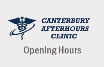 Canterbury After Hours Clinic hours