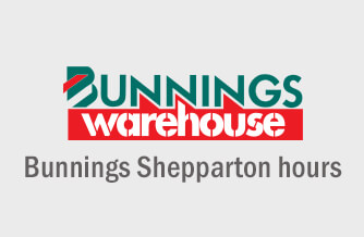 Bunnings Shepparton hours